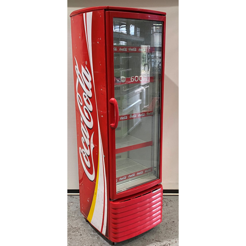 UPRIGHT SINGLE GLASS DOOR DRINKS FRIDGE 