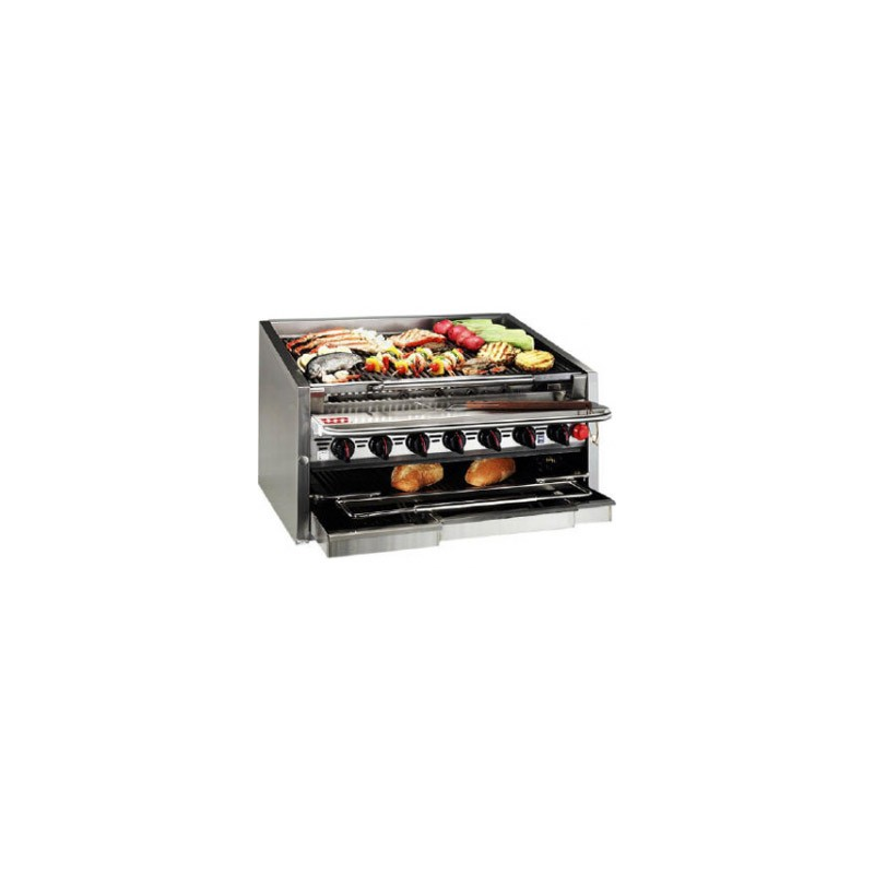 MagikitchN 600 Series Radiant Grill Charbroiler 10 Burners - CM-648-RMB