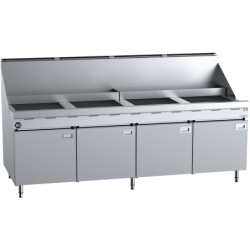 B+S COMMERCIAL KITCHENS - THREE PAN RAPID FRYER-RF-4 