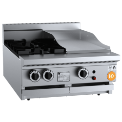 B+S COMMERCIAL KITCHENS - K+ Cook Top-KBT-SB2-GRP3BM