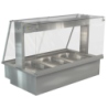 COSSIGA - COUNTERTOP HEATED BAIN MARIE - LSBM3-FS