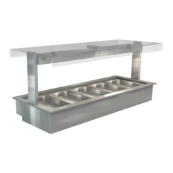 COSSIGA - COUNTERTOP HEATED BAIN MARIE - LSBM5-FT