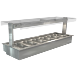 COSSIGA - COUNTERTOP HEATED BAIN MARIE - LSBM6-FT