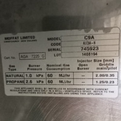 Used Cobra 900mm Hotplate Gas Cooktop Wi