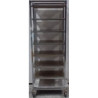 Stainless Steel 8 Shelf Trolley