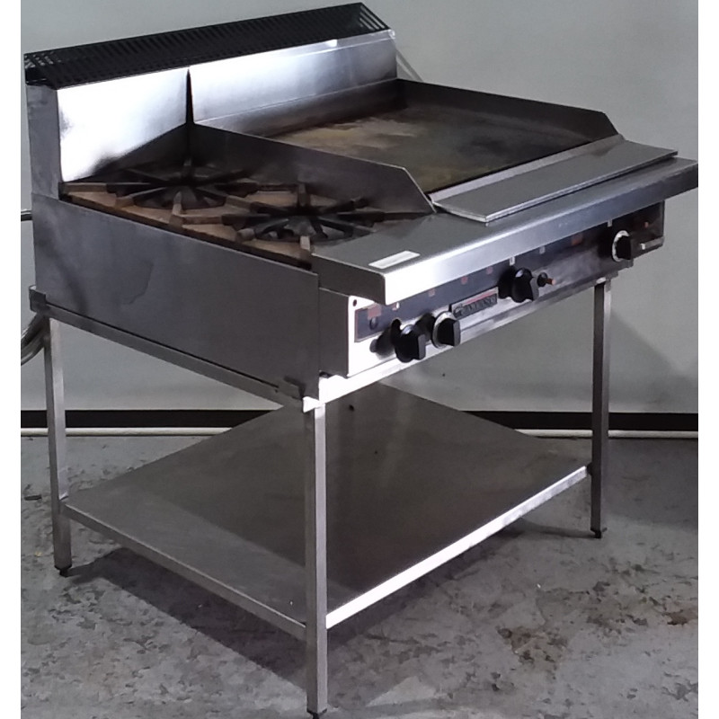  Used Garland 2 burner & 600 hotplate Co