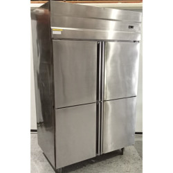  4 door stainless steel freezer