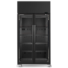 Double Door Drink Fridge - Stainless Steel