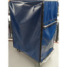 Stainless Steel 16 Tray Service Trolley With Thermal Blanket