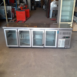 Used Bromic UBC2230GD 553L 4 Glass Door Underbench Chiller