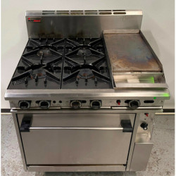  USED Trueheat R90-4-30GR 4 burner range