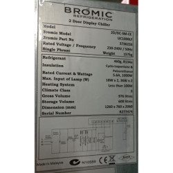  EX-DEMO Bromic UC1000LF Single Door Fan