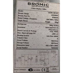 Bromic UC0500LF Single Door Fan Forced F