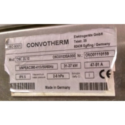 Used CONVOTHERM 20 Tray Combi Oven with Roll-in 20 Tray Rack OSC 20.10