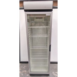 Used Vestfrost Single Door Glass Door Chiller 381L w/Lightbox MODEL : FKG410