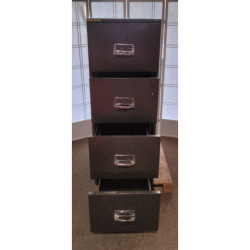 Chubb 4 Tier Lockable Fireproof File Cabinet Safe USED