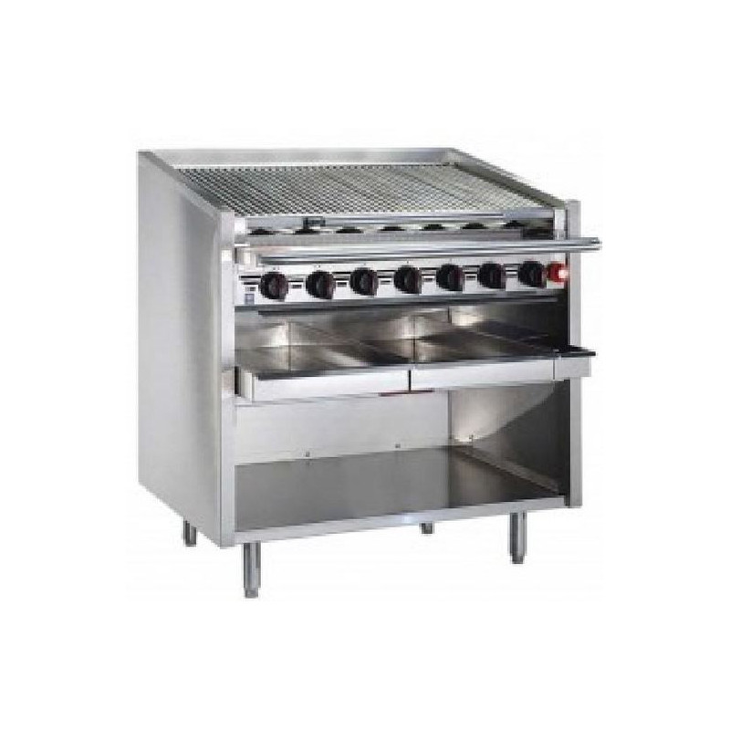 Magikitchn 600 Series Radiant Grill/ Charbroiler 610mm (Floor Model) - FM-624-RMB