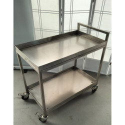 Stainless Steel 2 Tier Service Trolley