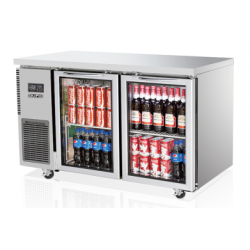 AONEMASTER UNDER COUNTER GLASS DOOR SGR12-2 REFRIGERATOR