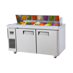 Aonemaster Salad Side Prep Table with Hood Lid SHR15-2