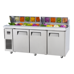 Aonemaster Salad Side Prep Table with Hood Lid SHR18-3