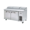 AONEMASTER UNDER COUNTER PIZZA PREP TABLE SPR-67SD REFRIGERATOR 