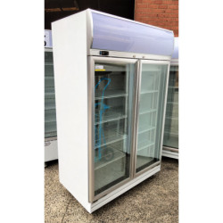 EX-DISPLAY Bromic UF1000LF Upright Display Freezer Flat Glass Door 976L LED