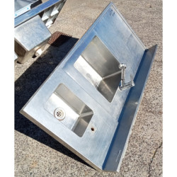 Stainless Steel Bowl Sink with Tap and Hand Basin