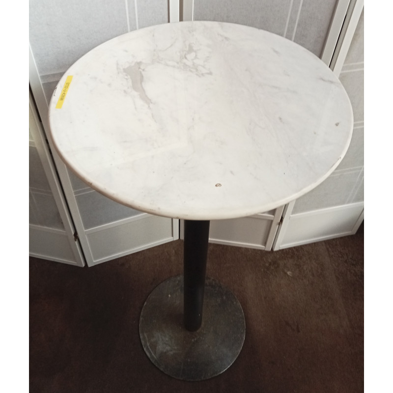 Round Marble Top Bar Table