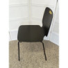 Pedrali Babila 2710 chair with ash seat and backrest - Black