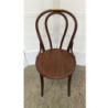 Thonet Embossed Seat Bentwood Chair - Color: Brown