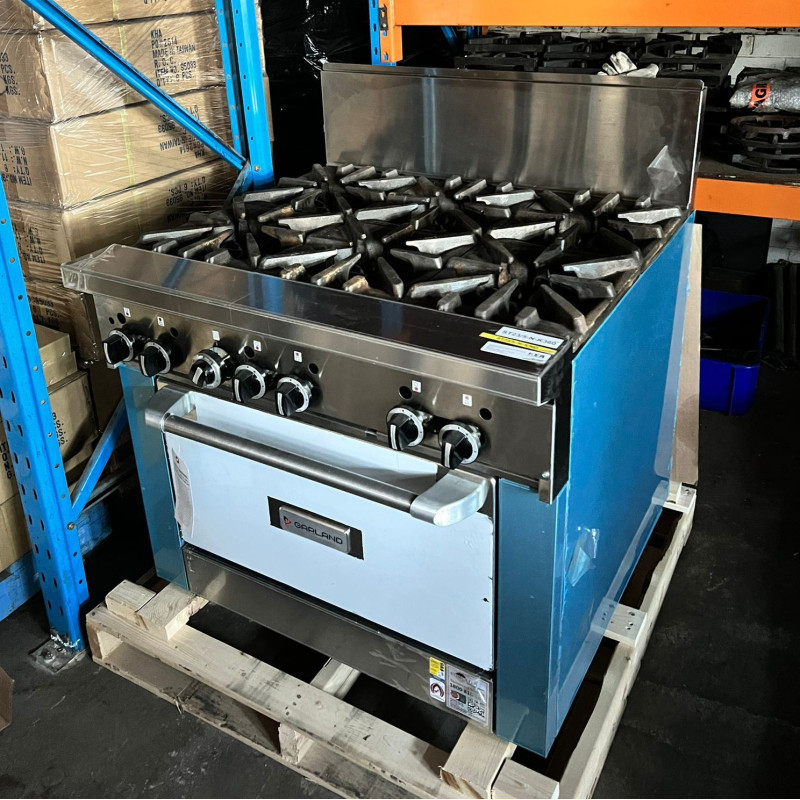 Garland 6 Burner Stove GF36-6R-NG Restaurant Range oven Nat Gas - ST23/5-N-K360