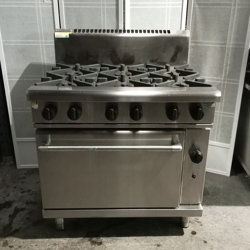 USED Waldorf Gas Oven Range 6 Burners RN