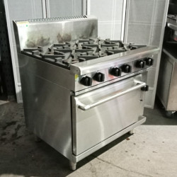 USED Waldorf Gas Oven Range 6 Burners RN