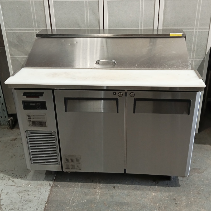 Used Turbo Air 2 Door Pizza Prep Fridge