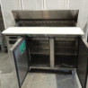 Used Turbo Air 2 Door Pizza Prep Fridge 