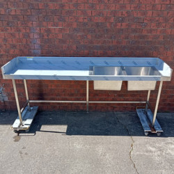 Never Used Stainless Steel Double Sink D