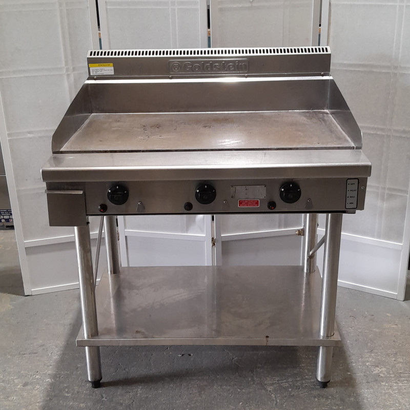 Used Goldstein 900mm 3 Burner Hotplate GPGDB-36