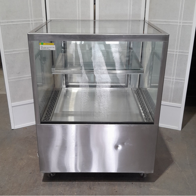 Used Custom Made United Refrigeration 2 Tier Food Display Fridge