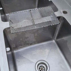 Used Custom made Stainless steel 3 Bowl Sink