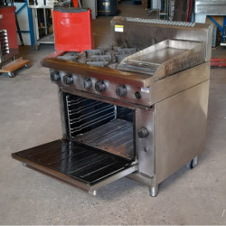 Used Waldorf RN8613GF 4 Burner & 300mm Flat grill With Oven