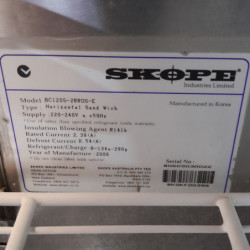 Used Skope BC120S-2RROS-E 2 Doors Pizza Fridge