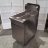 Used Goldstein TGT18L Split Pans 2 Baskets Gas Deep Fryer