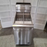 Used Goldstein TGT18L Split Pans 2 Baskets Gas Deep Fryer