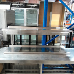 Used Stainless steel 2 Levels Wall Mounted Rack