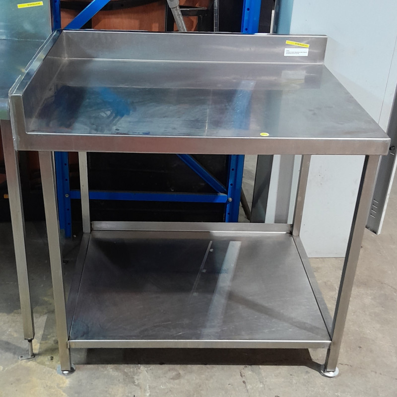 Used Custom made Stainless steel Bench 800mm Wide