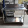 Used Custom made Stainless steel Dishwasher Inlet/outlet Bench