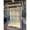 Used Custom Glass Sliding Door 4 Tier Ambient Display Cabinet