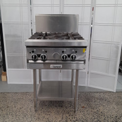 Ex-Display Garland GF24-4T-NG Modular Top 600mm 4 Open Burner Nat Gas With Stand