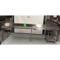  3470 Stainless Steel Bench with hand basin